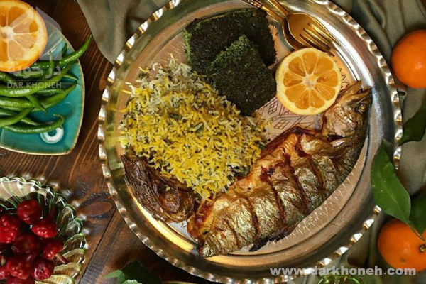 غذای سالم | طرز تهیه سبزی پلو ماهی شب عید